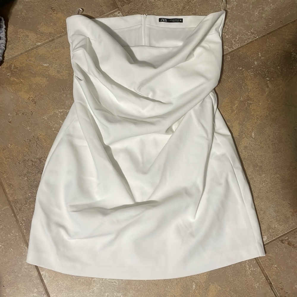 Zara white dress